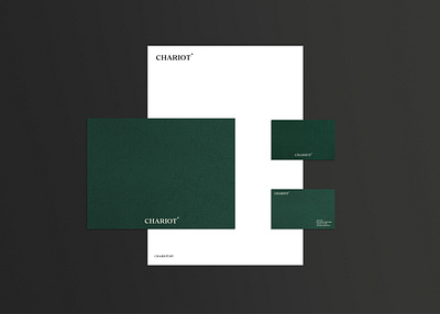 Chariot Brand Collateral brand brand direction branding branding and identity business card business strategy copywriting creative strategy design envelope design letterhead logo visual identity