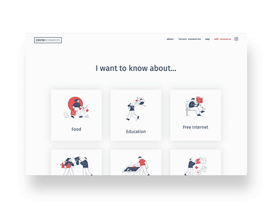 Covid Resources coronavirus craftcms iris creative volunteer website website design
