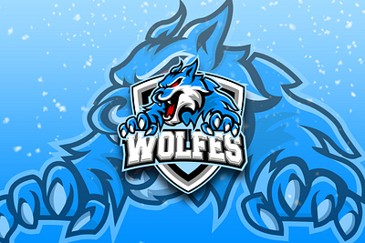 wolfes awesome design export illustration logogame vector