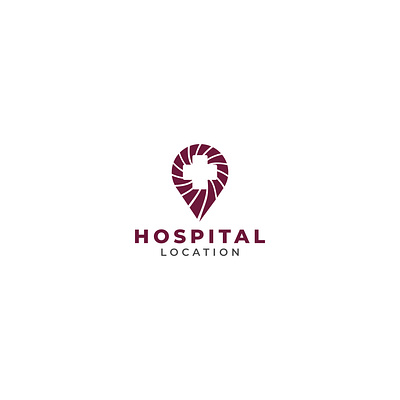 Hospital Location Logo clinic find hospital location logo map marker medicine navigation pharmacy pin place search symbol