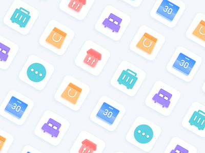 Travel Icon Set app icon ui