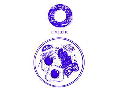 OMELETTE animation branding calligraphy design designer drawing egg flat design food app graphic design icon illustration logo mobile motion graphics omelette poster design sketch typography vector