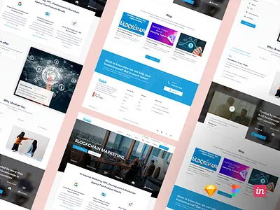 Landing Page Templates Sketch Resource design sketch template ui
