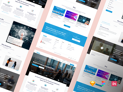 Landing Page Templates Sketch Resource design sketch template ui