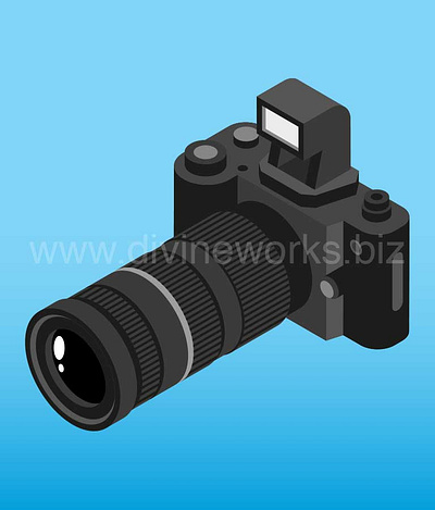 Photography Camera Vector Art adobe illustrator camera vector graphic design photography camera photography camera vector art vector art vector graphic vector illustration