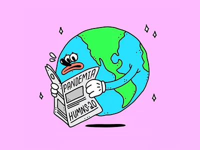 I have to get tested for HUMNS-20 corona coronarender coronavirus covid covid 19 covid19 design drawing drawingart illustration illustration design illustrations newspaper pandemia pandemic procreate vector world