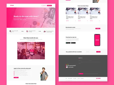 Salon User Website responsive ui uiux user experience user interface webdesign website design