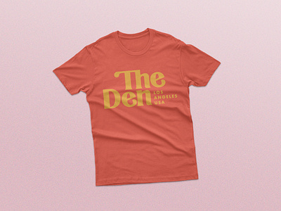 The Den Visual Identity- Pt 2 branding branding and identity logo logo system retro serif logo t shirt design t shirt mockup visual identity wolf logo