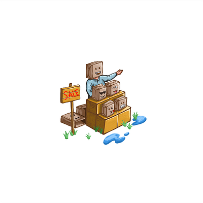 Selling face artdesign critics designs drawing dribbble humor illustration viral