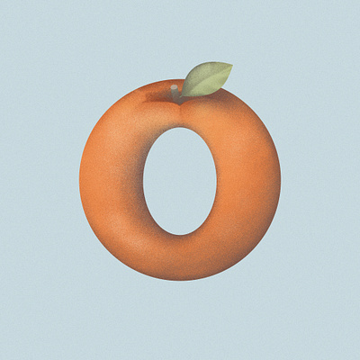 O is for Orange in California 36daysoftype07 california dribbble illustration illustration art orange typography