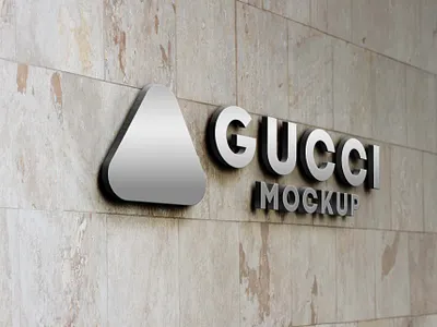 Free Adobe 3D Wall Logo Mockup download download mock up download mockup mock ups mockup mockups psd