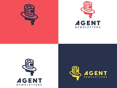 Agent Newsletters artwork branding icon logodesign minimalist logo