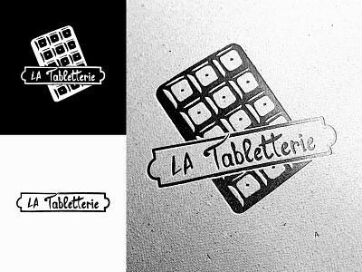 La Tabletterie Logo Design artisanal brand chocolat chocolate graphicdesign logo logo design logotype visual identity