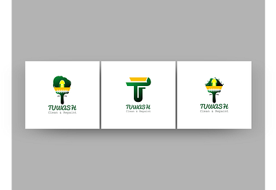 Logo Tuwash art branding design logo vector visual