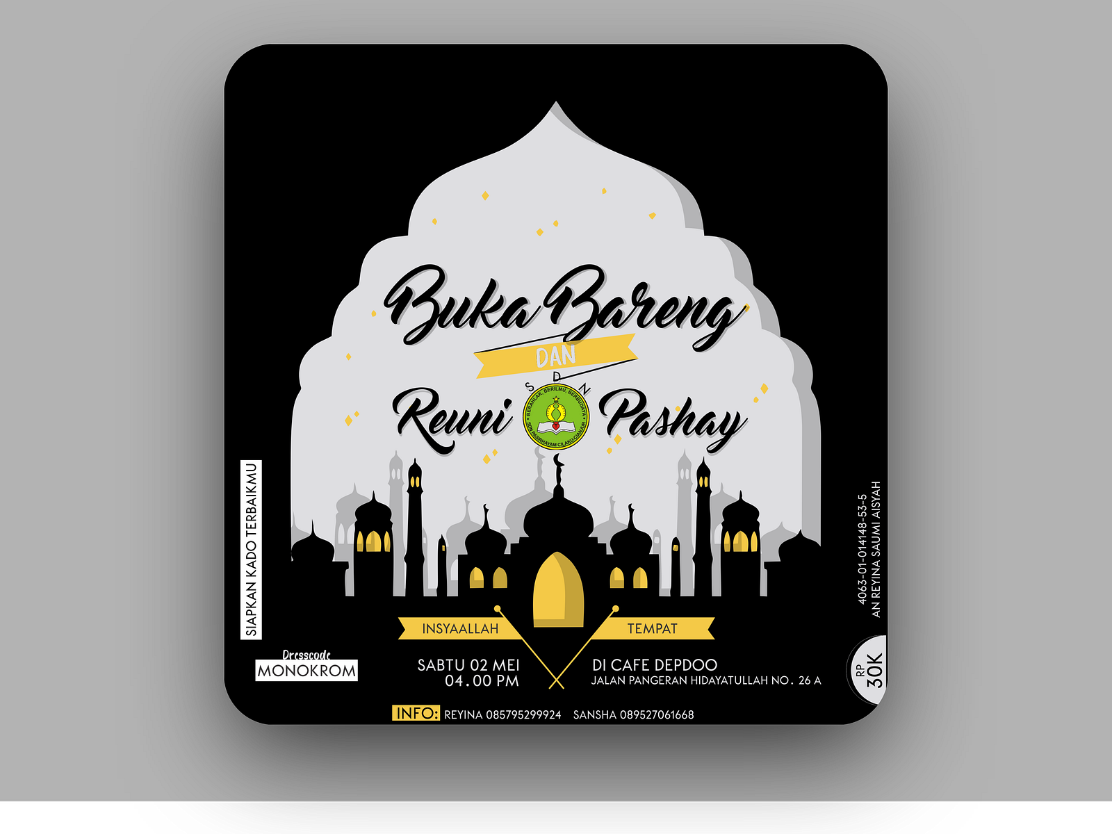 Buka Bersama - Brosur by Ebas on Dribbble