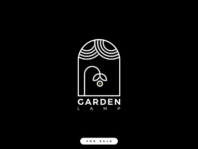 Garden Lamp branding branding concept branding design buy now forsale garden lamp logo logoawesome logomark logomarks logos logotype minimal minimalist minimalist logo unique unique logo vector