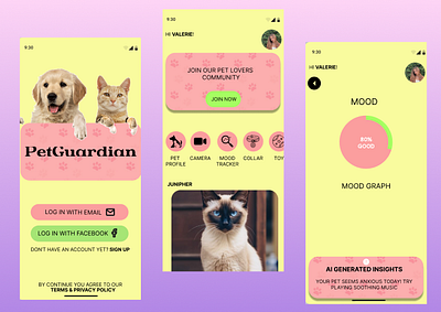 UX UI CHALLENGE- PET GUARDIAN