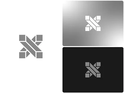 Letter X logo architect architect logo architecture architecture logo architecture studio block brand branding building building block geometric logo house interior logo letter logo letter x letter x logo minimal logo modern logo simple logo