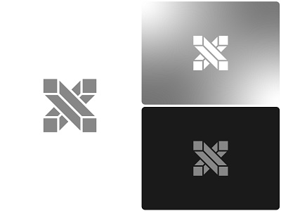 Letter X logo architect architect logo architecture architecture logo architecture studio block brand branding building building block geometric logo house interior logo letter logo letter x letter x logo minimal logo modern logo simple logo