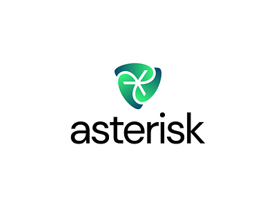 Asterisk Logo Design Update bank banking brand identity branding corporation corporate finance organisation fintech tech technology flow flowy rotate rotation for sale unused buy green fresh neon modern group team unity insurance money logo mark symbol icon merge unite morph morphing mihai dolganiuc design negative space risk management shield safe safety protection swirl inside outside trio triad three elements type typography text custom