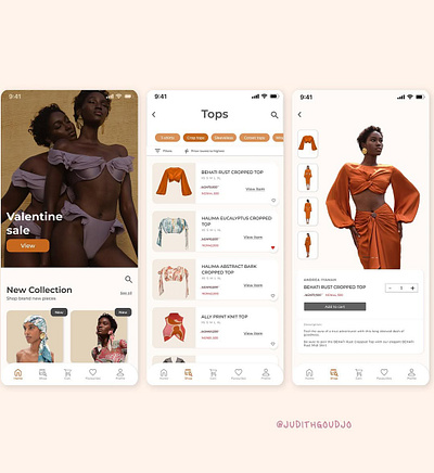 Conceptual fashion app