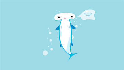 Hammerhead shark..🦈 adobe illustrator design designs illustration photoshop user experience user experience design user interaction user interface design ux website design