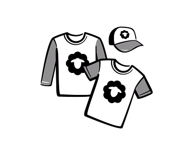 Merch apparel badge branding clothing design hat illustration logo mark mascote merch online pay shop spring summer symbol tshirt vector web shop