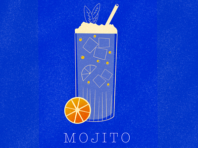 Mojito cocktail drink illustration illustration art illustration design mojito procreate