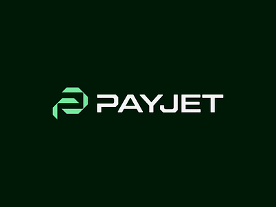 Payjet Logo Design bank banking bitcoin brand branding crypto design finance fintech green icon logo logodesign minimal money p letter pay payment smart logo wallet