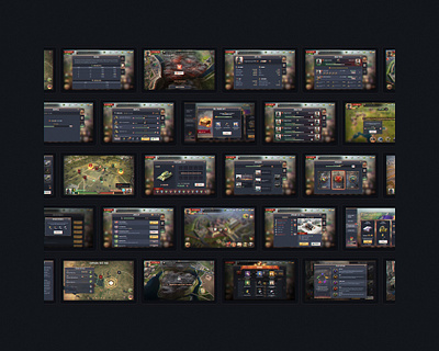 Game Screens game game ui icon illustration screens ui war war ui world war