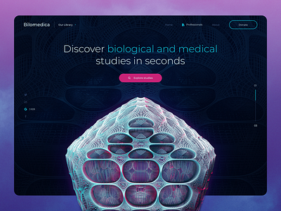 Website for Sharing Biological and Medical Studies bioscience biotech website biotechnology landing page clinical research life science medical landing page medical website medical website design medtech pharmacy landing page pharmacy website science lab landing page tech website