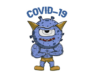 Covid-19 adobe illustrator art cartoon cartoon character character design colorful design flat illustration illustration vector