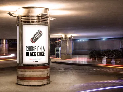 CHOKE ON BLACK COKE / SPECULATIVE ADS advertising aesthetic art direction branding coca cola coke concept design design minimal poster art poster design