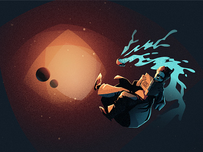 Jr UX Designer - Arthur Dent affinity designer affinitydesigner arthur dent concept art hitchhikers guide to the galaxy illustration illustrator vector vector art vectorart