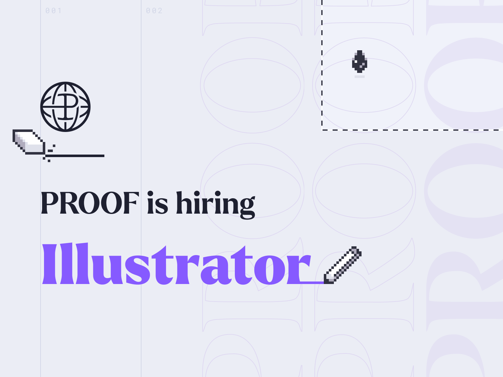PROOF is hiring: Illustrator art hiring illustrator proof web3