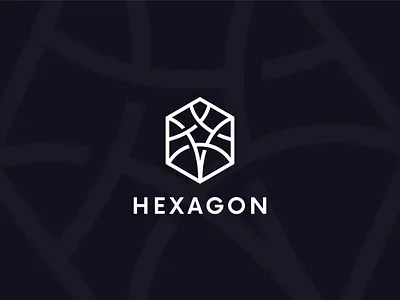 Simple geometric ornament logo. (For Sale) abstract clean design geometric hexagon icon lineart logo logotype mark minimal minimalistic modern ornament shape sign simple symbol vector web