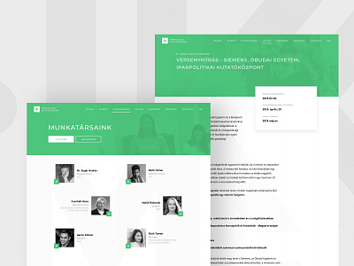 UI Design for Iparpolitikai Kutatóközpont design pro bono ui ux web