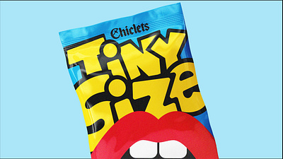 Chiclets Tiny Size Repackaging Design chiclets gum packaging