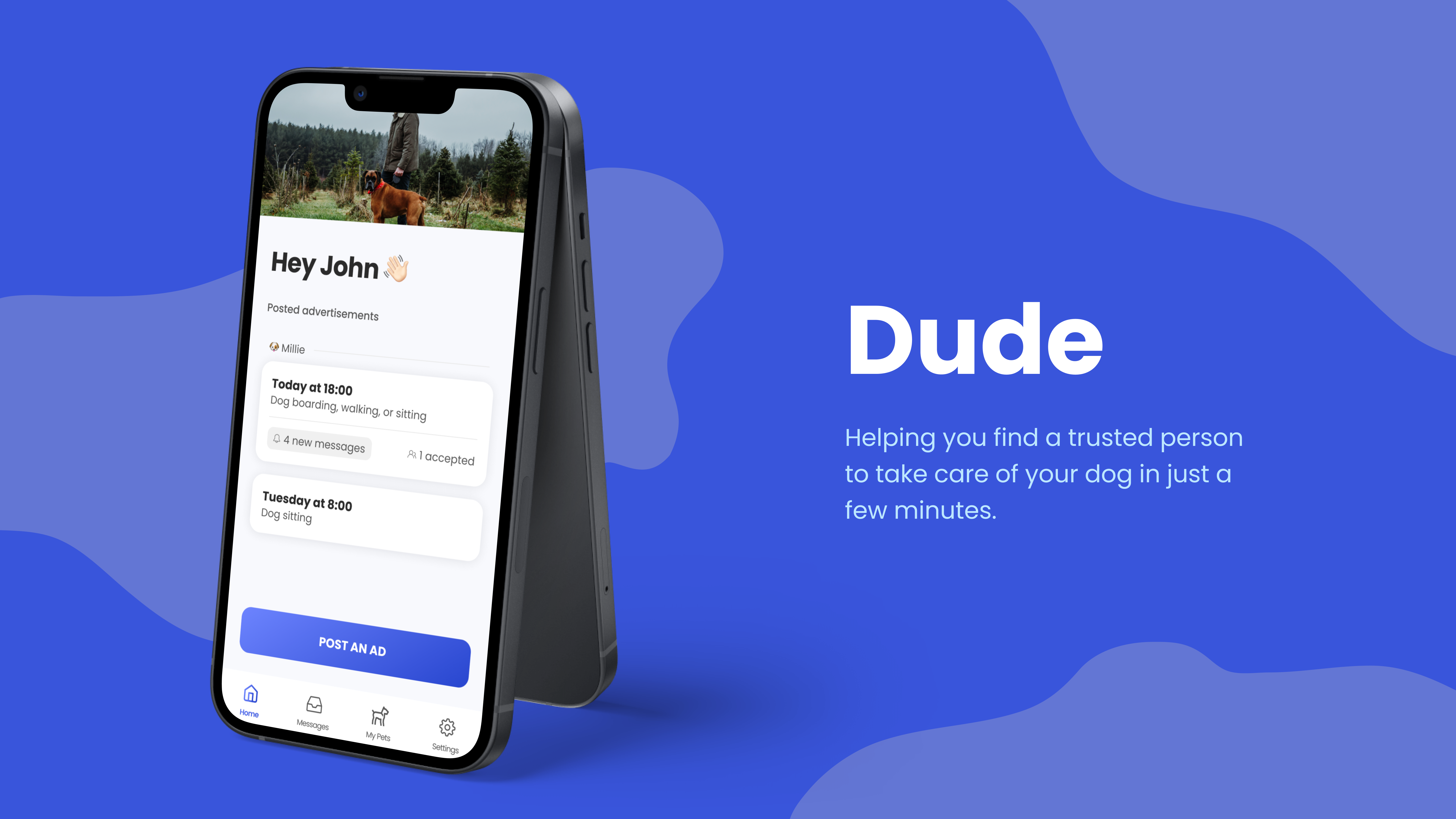 🐶 Dude, the new dog walking app on the block design dog sitter dog walking dogs dude figma graphic design illustration ui ux wireframing