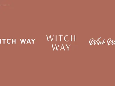 Witch Way Route #2 brand branding crystal crystals healing lifestyle logo magic moon nude reiki spiritual tarot terracotta type typography witch witchcraft witchy