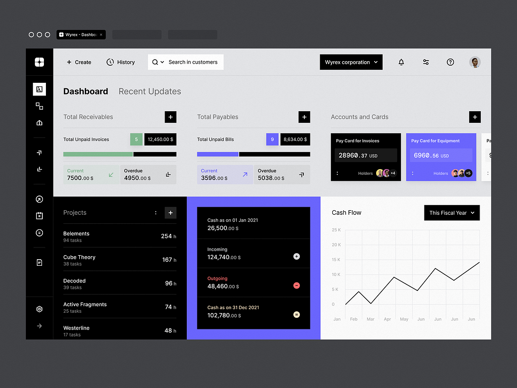 wyrex: accounting software, system, web, identity by konolee for ...