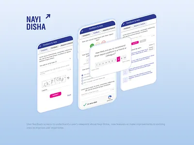 Feedback Mockup - Nayi Disha adobe photoshop cc ui interface