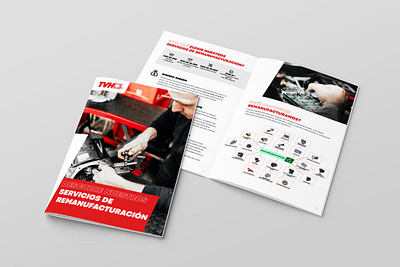 Catálogos de productos TVH Parts branding brochures design graphic design marketing