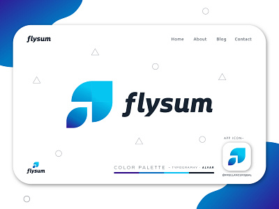 Flysum Logo Branding | Fly Logo | Rocket | Travel | Airplane abstract agency airplane logo app logo design brand identity branding colorful corporate creative digital fly gradient logo branding logo mark modern logo rocket