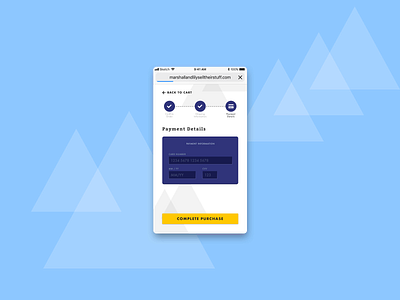 Daily UI Day 2: CC Form cart cc credit card credit card checkout credit card payment dailyui day002 mobile shopping
