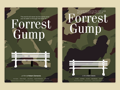 Forrest Gump - Movie poster bubba camouflage forrest gump movie olly moss poster