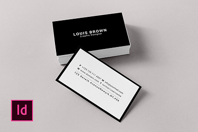 Free Corporate Business Card Adobe InDesign File adobe businesscard corporate free freebie indesign