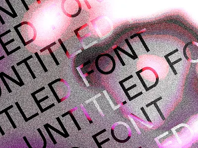 Untiled Font - WIP font font design sans serif type vector