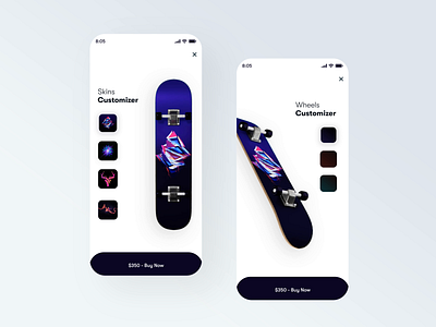 Store App Animation - 3D Product Interaction 3d 3d animation 3d design 3d product after effect after effects app app animation app design app interaction app interface app motion cinema4d clean clean ui design motion design photoshop product