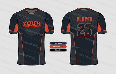Jets Wings Pattern Sports Jersey Mockup apparel fashion illustration jersey layout mockup number pattern player shirt soccer sport style team template textile texture uniform vector wear